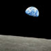A photo of the Earth taken from Apollo 8 in 1968, called "Earthrise." (Bill Anders, Public domain, via Wikimedia Commons)