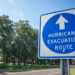 A hurricane evacuation route sign (iStock image)
