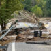 A road is washed out in Virginia due to Hurricane Helene (iStock image)
