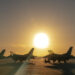 U.S. Air Force F-16 Fighting Falcons sit on the flightline before morning training flights at Naval Air Station Key West in 2022. (Air National Guard photo by Staff Sgt. Kregg York via Defense Visual Information Distribution Service)