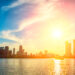 The sun over the Miami skyline (iStock image)