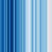 Warming stripes showing the change in global temperatures from 1850-2024 (Creator: Ed Hawkins, University of Reading; Data Source: UK Met Office; CC BY 4.0)