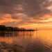 The sun sets over Apalachicola Bay (iStock image)