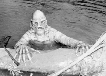 A still from the "Creature from the Black Lagoon" (Florida Memory, Public domain, via Wikimedia Commons)