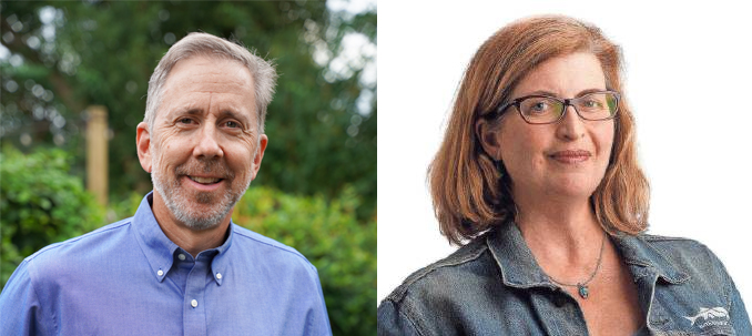 Paul Owens and Lisa Rinaman