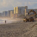 Heavy equipment performing beach restoration work on Satellite Beach in February. The U.S. Army Corps of Engineers' Brevard County Shore Protection Project replaced sand lost during hurricanes Ian and Nicole. (iStock image)