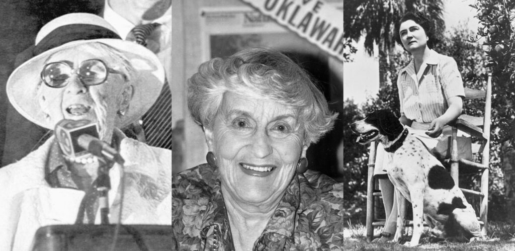 Marjory Stoneman Douglas, Marjorie Harris Carr and Marjorie Kinnan Rawlings (State Archives of Florida, Florida Memory, Public domain)