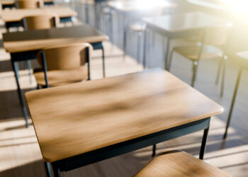 Sunlight shines in a classroom (iStock image)