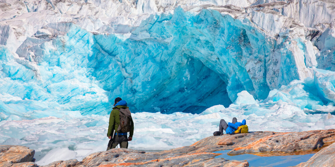 Melting icebergs by the coast of Greenland (iStock image)