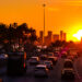 Traffic into Miami at sunset (iStock image)
