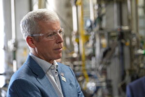 U.S. Energy Secretary Chris Wright visits a power plant in June. (U.S. Department of Energy, Public domain, via Wikimedia Commons)