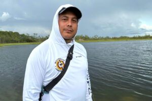 Curtis Osceola of the Miccosukee Tribe was planning to attend Wednesday’s scheduled hearing in federal court on litigation aimed at stopping Alligator Alcatraz. (Credit: Amy Green/Inside Climate News)