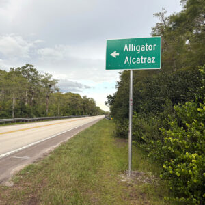 Alligator Alcatraz is situated in the heart of Miccosukee tribal lands. (Credit: Amy Green/Inside Climate News)