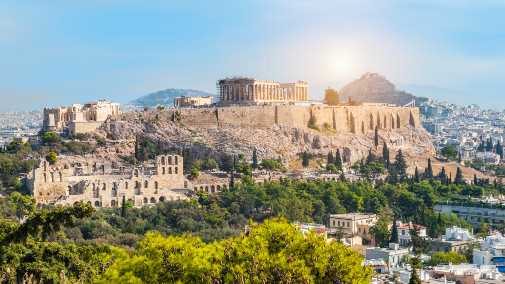 The Acropolis in Athens, Greece, during a heat wave (iStock image)