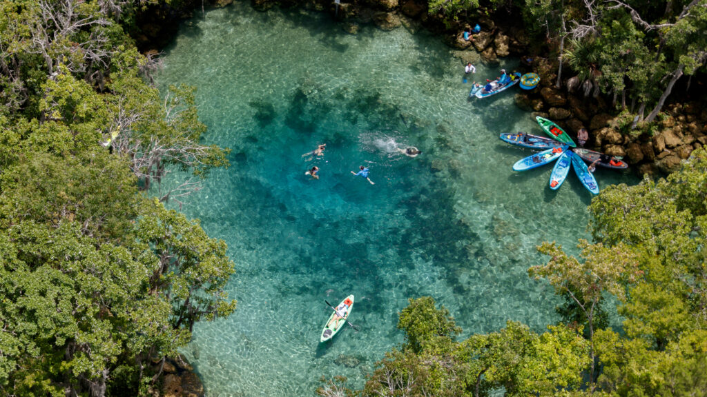 Three Sisters Springs feeds into Kings Bay, the Crystal River headwaters (iStock image)