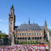 The Peace Palace in The Hague, The Netherlands, houses the International Court of Justice. (Kasteelbeer, CC BY-SA 3.0 NL, via Wikimedia Commons)