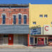 This 2022 photo shows an abandoned theater in Pine Bluff, Ark., one of the towns where local officials were told last year that Imola Automotive USA would be building an electric vehicle plant. “We never did get off the ground with that,” former Mayor Shirley Washington told Floodlight. (Kenneth C. Zirkel via Wikimedia)