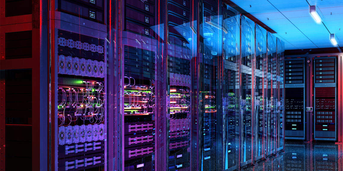 Data center server racks (iStock image)