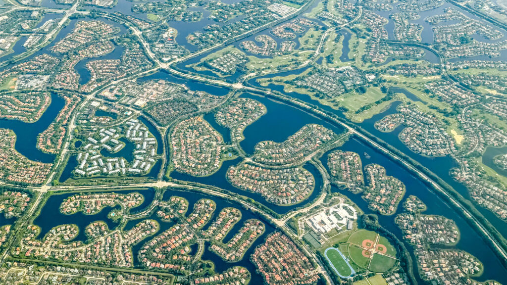 An aerial view of Fort Lauderdale and its canals (iStock image)