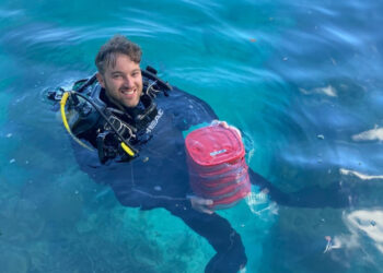 Carsten Grupstra is an assistant professor in the Department of Biological Sciences at Florida Atlantic University. (Photo courtesy of Carsten Grupstra)