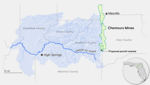 Chemours Mines (Jesse Nichols/Grist; Sources: Florida Department of Environmental Protection, USGS)