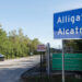 A sign outside Alligator Alcatraz (iStock image)