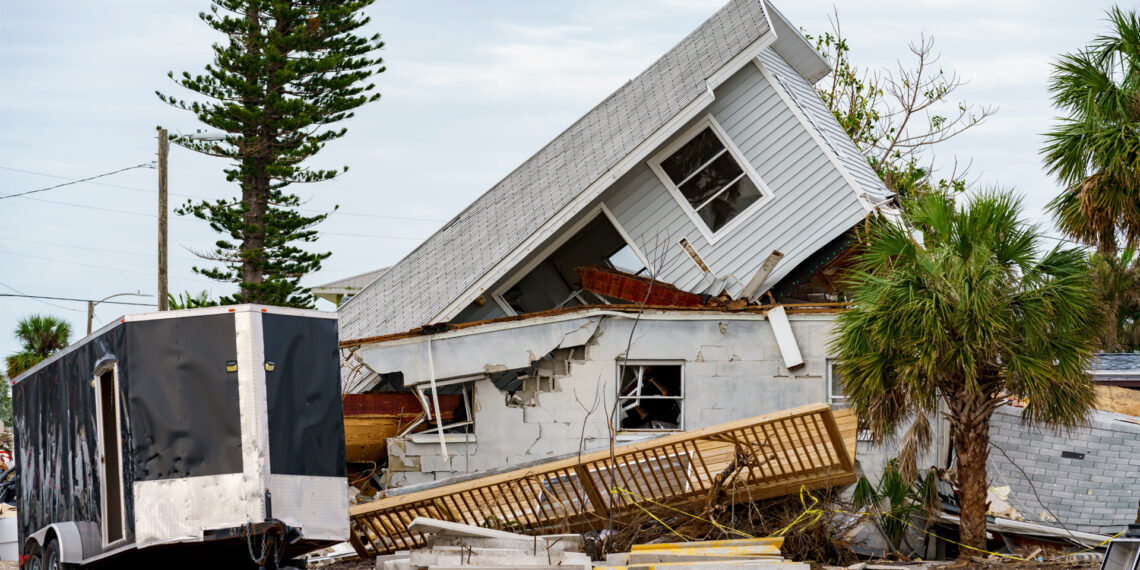 St. Petersburg homes destroyed by storm surge from Hurricane Milton in 2024 (iStock image)