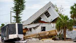 St. Petersburg homes destroyed by storm surge from Hurricane Milton in 2024 (iStock image)