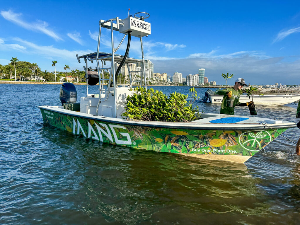 MANG’s Buy One, Plant One initiative ensures that every sale of their products results in the planting of a mangrove. (Photo courtesy of MANG)