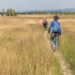 Hikers travel on Sentinel Meadows Trail in Yellowstone National Park (Jim Peaco/NPS, Public domain, via Wikimedia Commons)