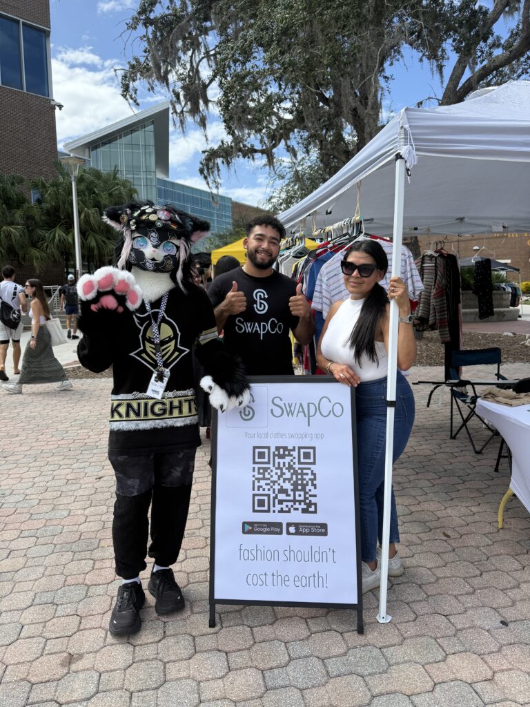 As billions of garments end up in landfills each year, Catherine Valdivieso’s SwapCo app makes sustainable fashion simple by helping users “swipe, match and swap” clothes while curbing overconsumption this holiday season. (Photo courtesy of Catherine Valdivieso)