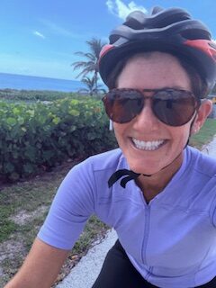 Stacey Balkan cycling (Photo courtesy of Balkan)