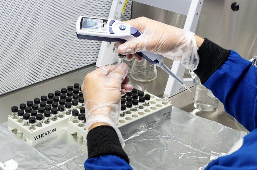 The painstaking process of sorting and analyzing foraminfera shells allowed researchers to reconstruct nutrient characteristics from the Pliocene Epoch. (Credit: Kaitlin Prince, UMass Boston)