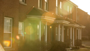 Housing in the afternoon sun (iStock image)