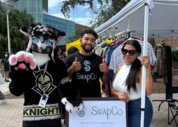 As billions of garments end up in landfills each year, Catherine Valdivieso’s SwapCo app makes sustainable fashion simple by helping users “swipe, match and swap” clothes while curbing overconsumption this holiday season. (Photo courtesy of Catherine Valdivieso)