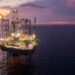 An offshore oil drilling platform in the Gulf of Mexico (iStock image)