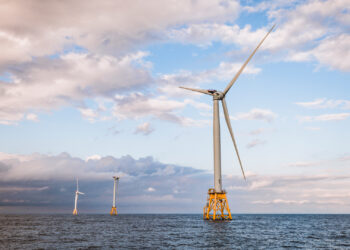 Wind turbines off the coast of Rhode Island (iStock image)