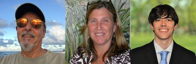 Tony Murray, Julie Harrington and Michael Garcia