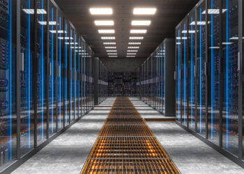 Server racks in a data center (iStock image)