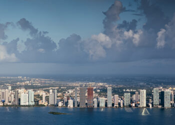Clouds over the Miami skyline (iStock image)