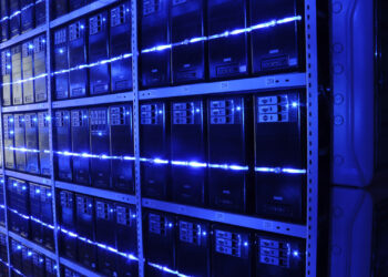Servers in a data center (BalticServers.com, CC BY-SA 3.0, via Wikimedia Commons)