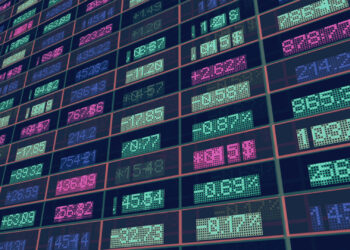 A stock exchange board (iStock image)
