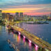 An aerial view of Royal Park Bridge heading into West Palm Beach (iStock image)