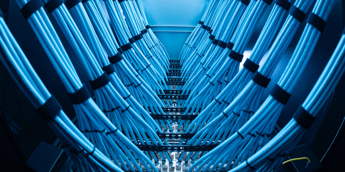 Cables in a data center (iStock image)