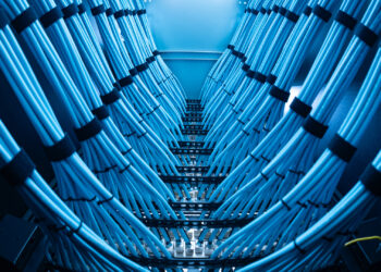 Cables in a data center (iStock image)