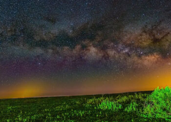 The Milky Way over Paynes Prairie Preserve State Park (Photo courtesy of Jay Rosen Design)