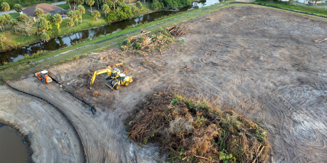 Land being cleared for development (iStock image)