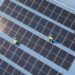 Solar panels on a factory rooftop (iStock image)