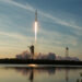 A SpaceX rocket is launched in 2025 in from NASA’s Kennedy Space Center in Florida. (Aubrey Gemignani/NASA, Public domain, via Wikimedia Commons)