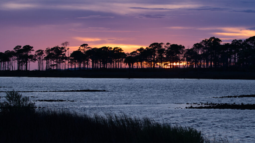 Just after sunset on Apalachicola Bay (iStock image)